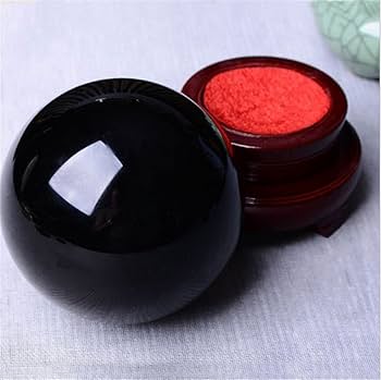 Amazon.co.jp: xiulin 人工(溶錬)黒曜石 水晶玉 クリスタル上質 珠