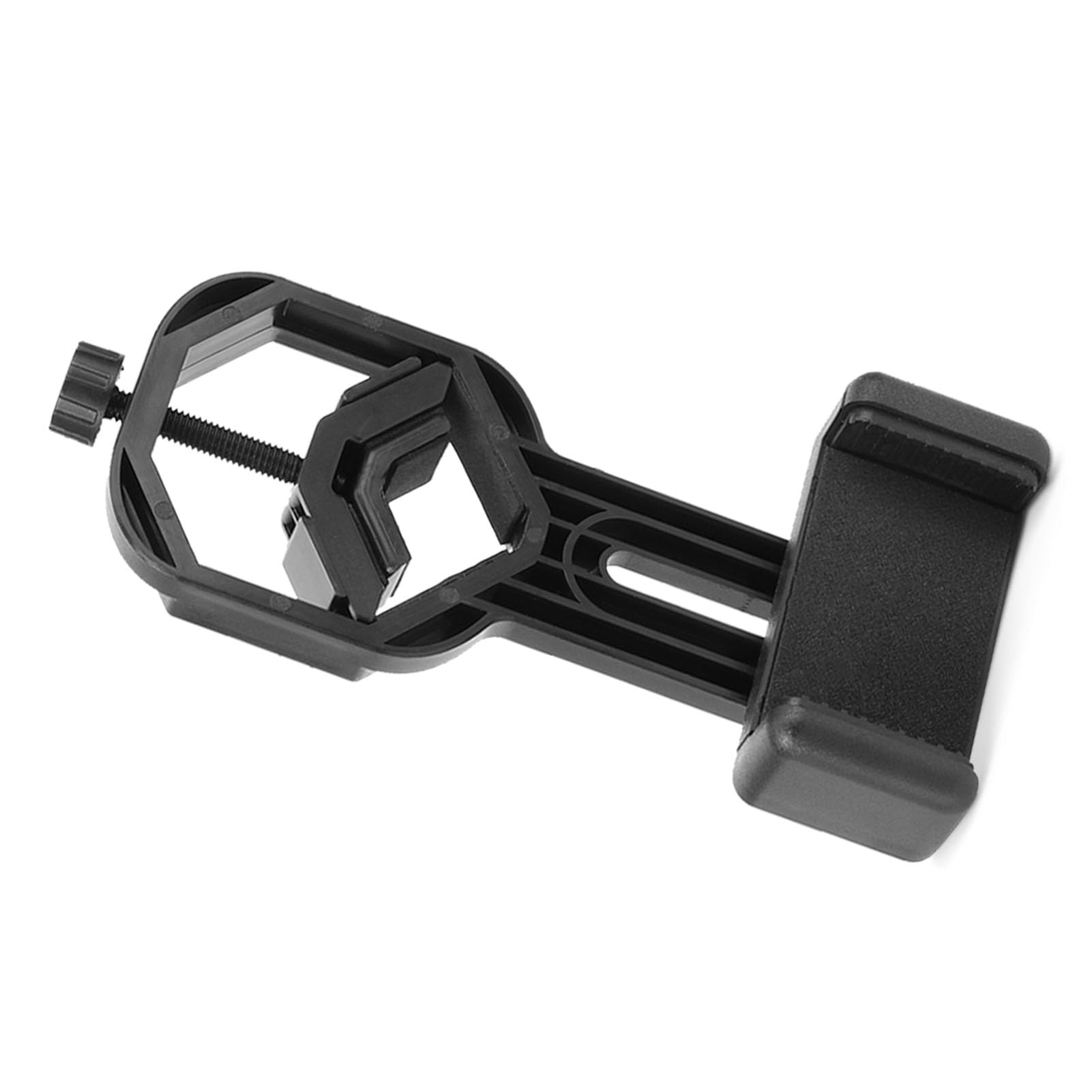 Czarny uchwyt na telefon komórkowy do lornetki Monokularowe teleskopy astronomiczne Uniwersalny teleskop / mikroskop Adapter uchwytu na telefon Uchwyt na telefon komórkowy do telefonu komórkowego 5 cm-9 cm