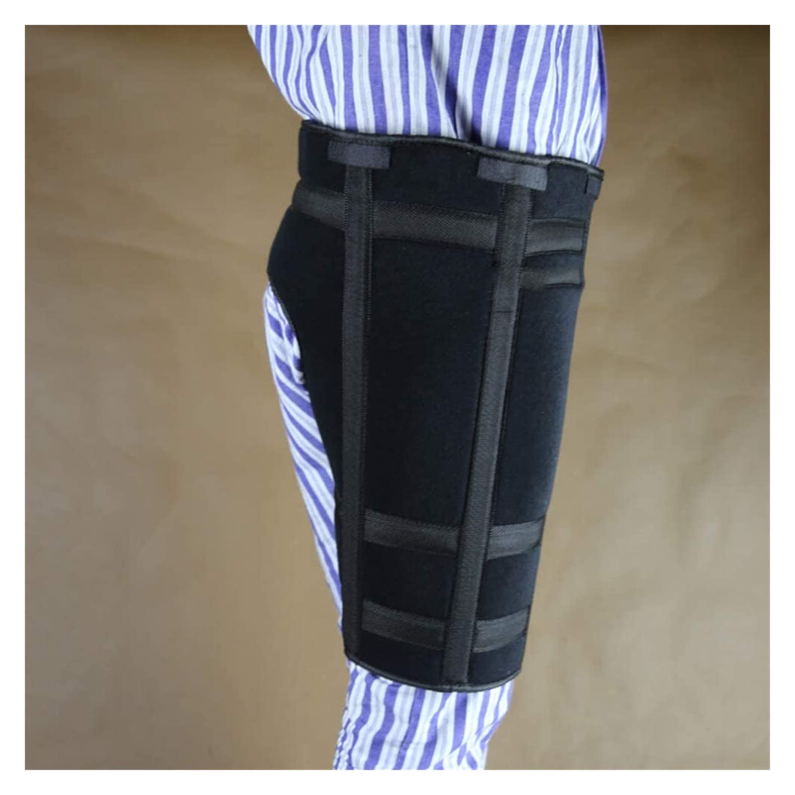 Soporte de compresión de la articulación de la cadera Inmovilizador Brace Cinturón de lesión por tensión muscular Soporte del cinturón de fijación de la articulación de la cadera utilizado para el