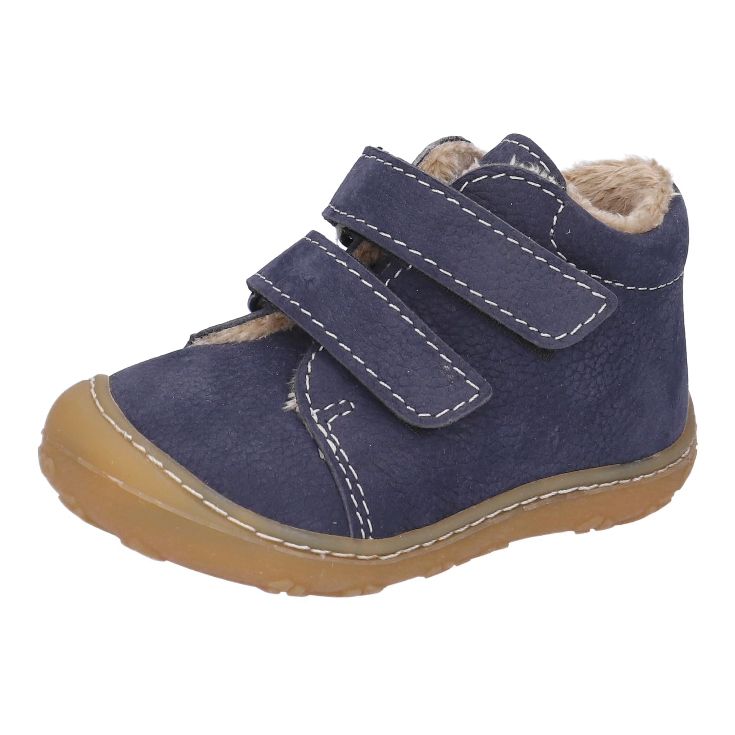 RICOSTA Bebè Stivali GEORGIE,Larghezza: Normale (WMS),soletta Removibile, Terracare,stivali Invernali,foderato,grigio (graphit/rosa / 450),18 EU