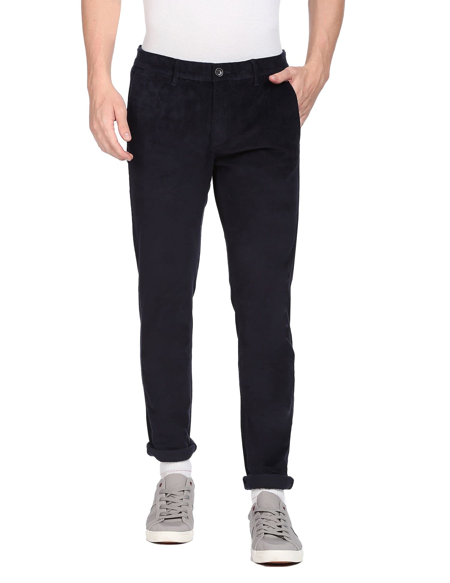 u.s. polo assn. Men's Mid Rise Slim Casual Pants-picture-35