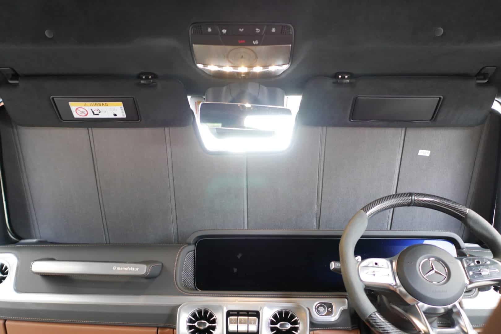 SNAPSHADES Osłona przeciwsłoneczna na przednią szybę do Mercedes-Benz klasy G 2. generacji (W463/W465; 2018-obecnie)