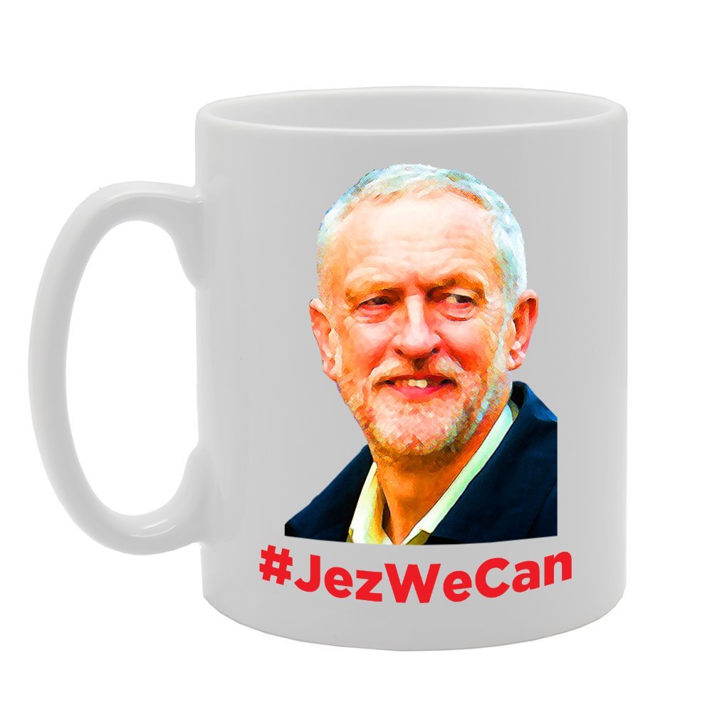 Coralgraph Inc Men's White Mg3884 Future Leader Jeremy Corbyn #Jezwecan Novelty Gift Printed Tea Coffee Ceramic Mug