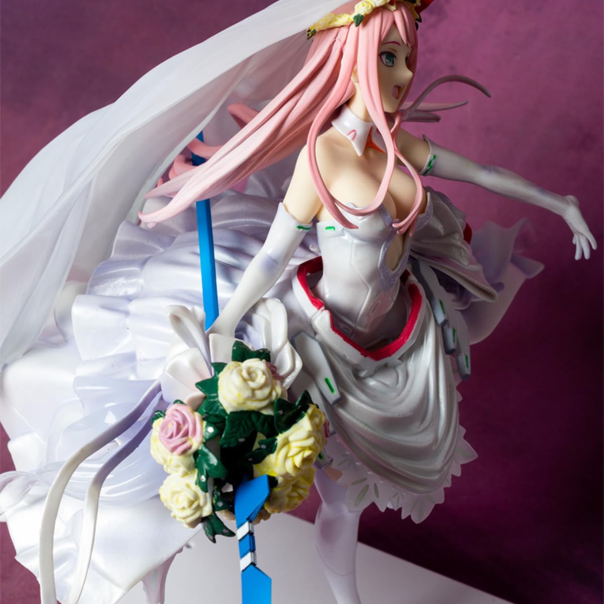 Saruwa2♡ RZAHUAHU Darling in The FRANXX 02 Figure 1/7 Anime Zero Two PVC