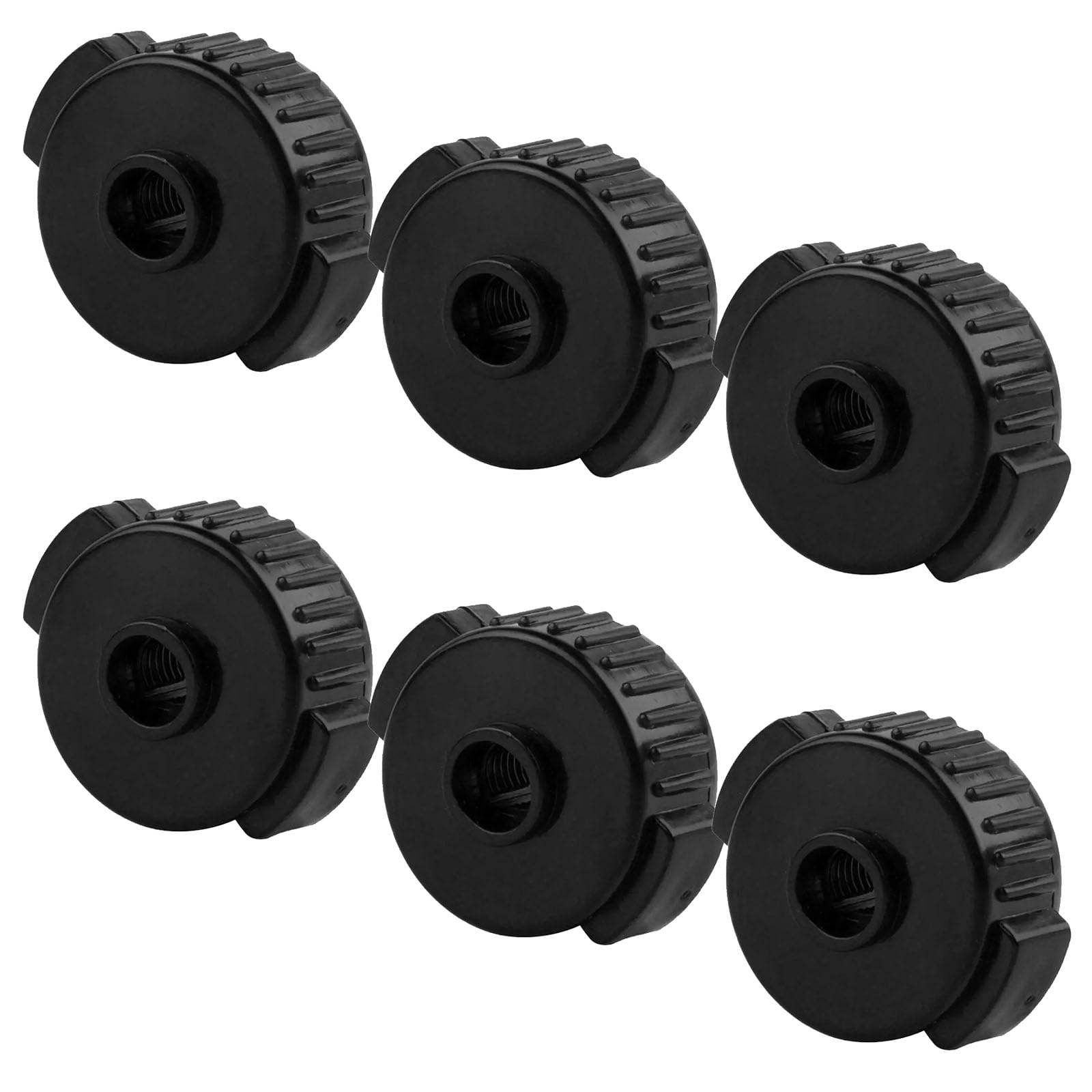 6 PCS Quick Release Cymbal Nuts, Cymbal Nuts, 8MM Cymbal Mate Nut Plastic Cymbal Lock Nut