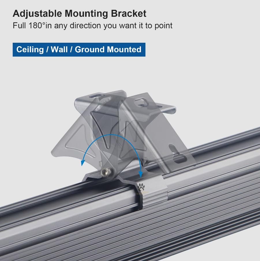 Image of Mufasa 18 Watts Wall Washer Linear Laser LED Outdoor Adjustable Light IP54 Waterproof 50CM (Driver in -Built, Warm White)