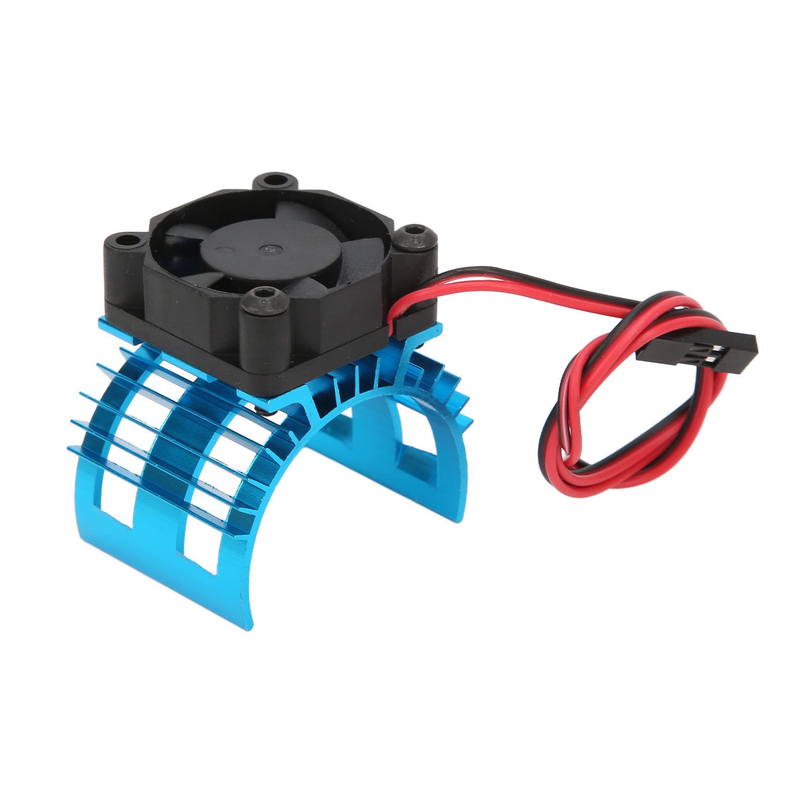 Zestaw radiatorów do samochodu RC Uchwyt silnika ze stopu aluminium z radiatorem na płycie dolnej (Black)