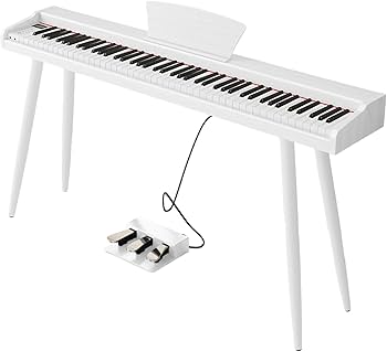 Amazon | [MRG] 電子ピアノ 木目調 88鍵盤 木製 MIDI対応 楽譜スタンド