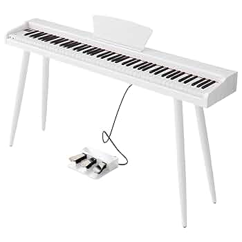 Amazon | [MRG] 電子ピアノ 木目調 88鍵盤 木製 MIDI対応 楽譜