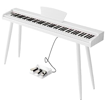 Amazon | [MRG] 電子ピアノ 木目調 88鍵盤 木製 MIDI対応 楽譜