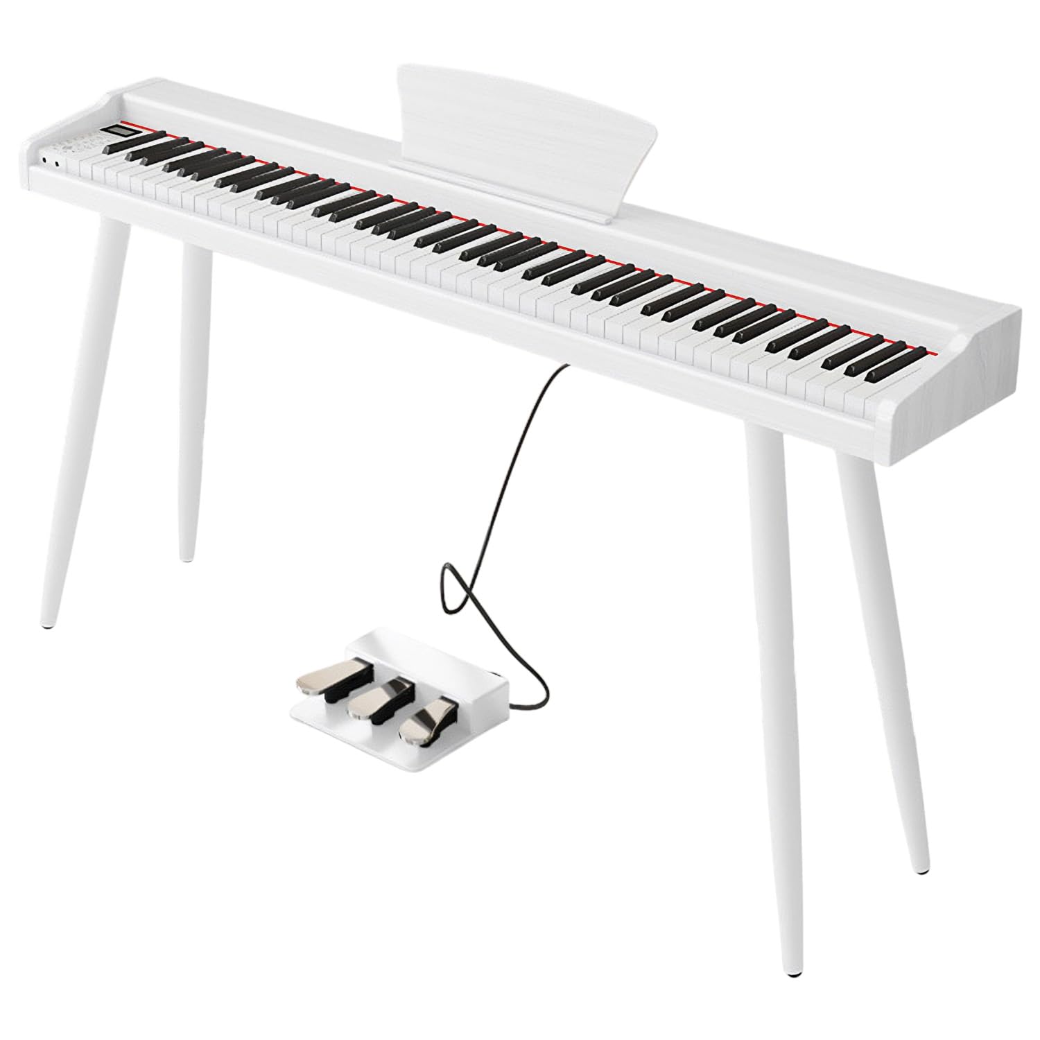 初心者・練習用 MIDI対応 88鍵盤 木電子ピアノ スタンド一体型 初心者・練習用 MIDI対応 88鍵盤 木電子ピアノ スタンド一体型