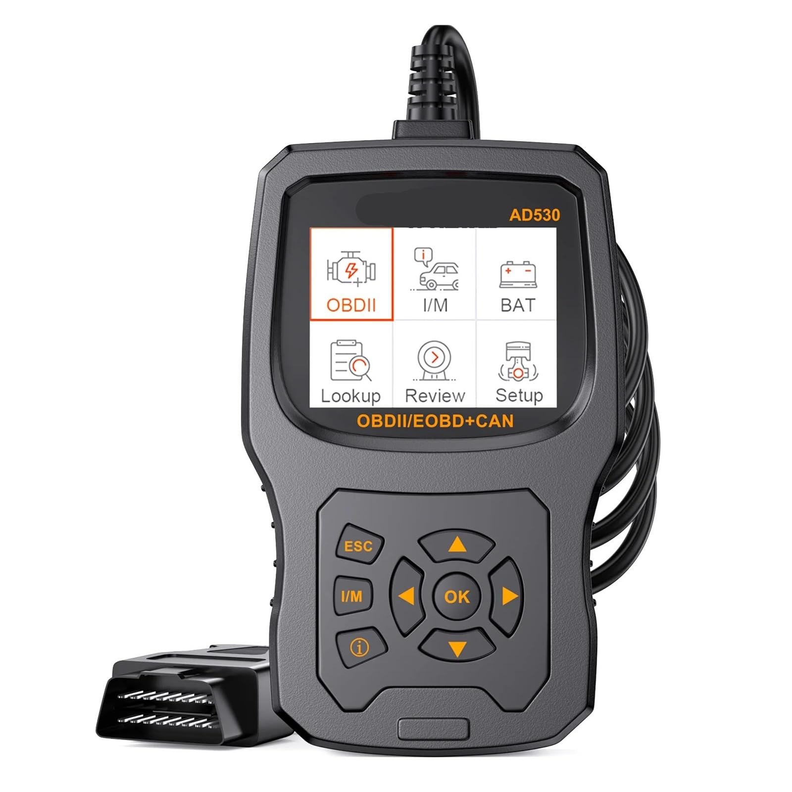 Profesjonalny czytnik kodów samochodowych OBD2, tester akumulatorów, check engine, OBD 2 Car Narzędzie diagnostyczne