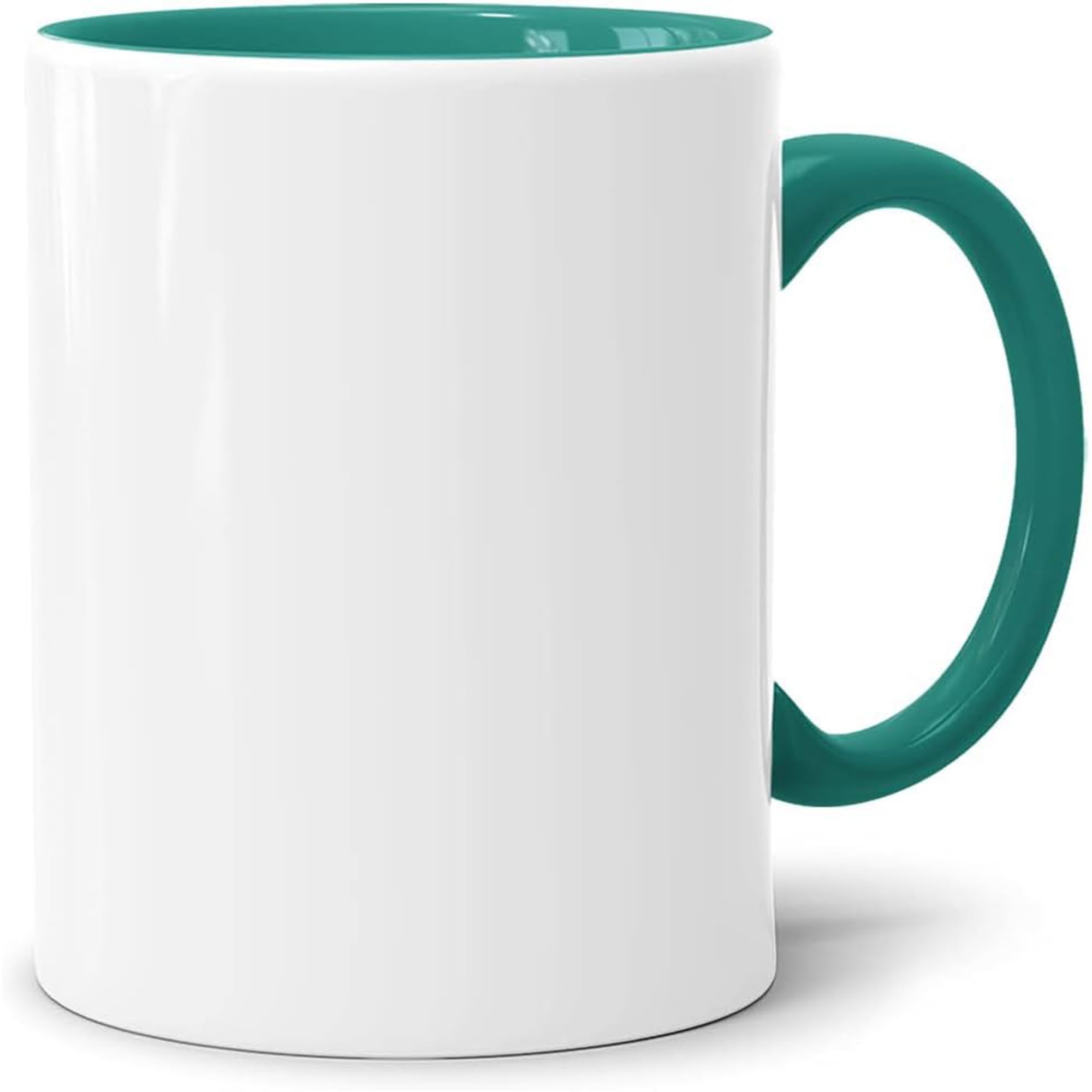 Acen Merchandise Sublimationstassen ohne Druck aus hochwertiger | Keramik inzeln oder im Set | Sublimationsbecher mit Tinte (72 Stück, Grün)