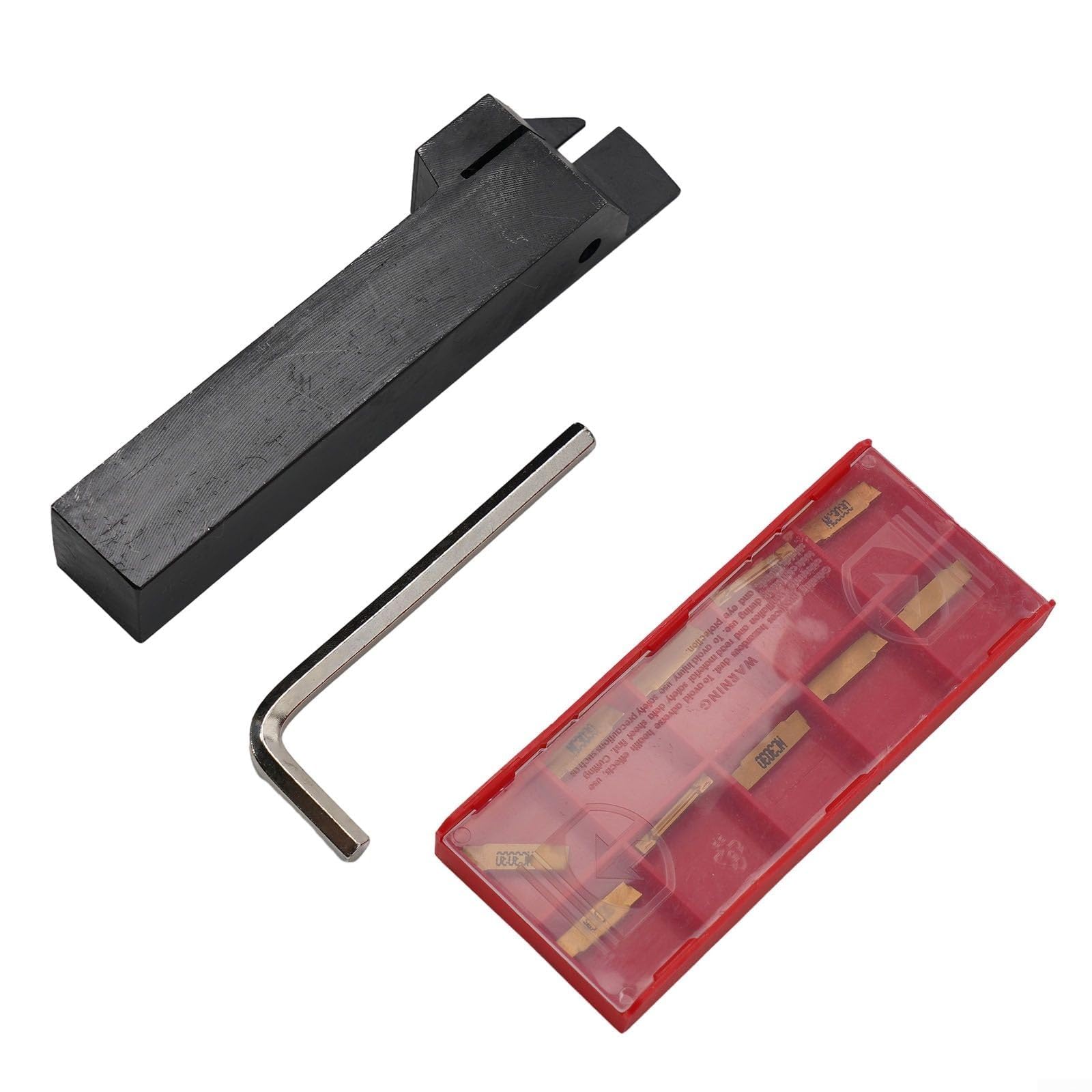 MGEHR2020-2 Drehmaschinen-Nut-Werkzeughalter, mit 10 MGMN200-Einsätzen, 20 mm Stahllegierung, für Metalldrehen und Halbfinishing