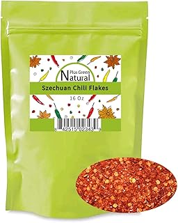 Sponsored Ad - Authentic Sichuan Chili Flakes 16 Ounces, Medium Hot, Szechuan Crushed Red Pepper Flakes Bulk, Essential Sp...