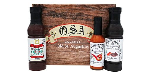 Sweet Heat Bar-B-Que Salsa Fuente de la Juventud Datil Marinade y Veneno Datil Pepper Salsa de Regalo