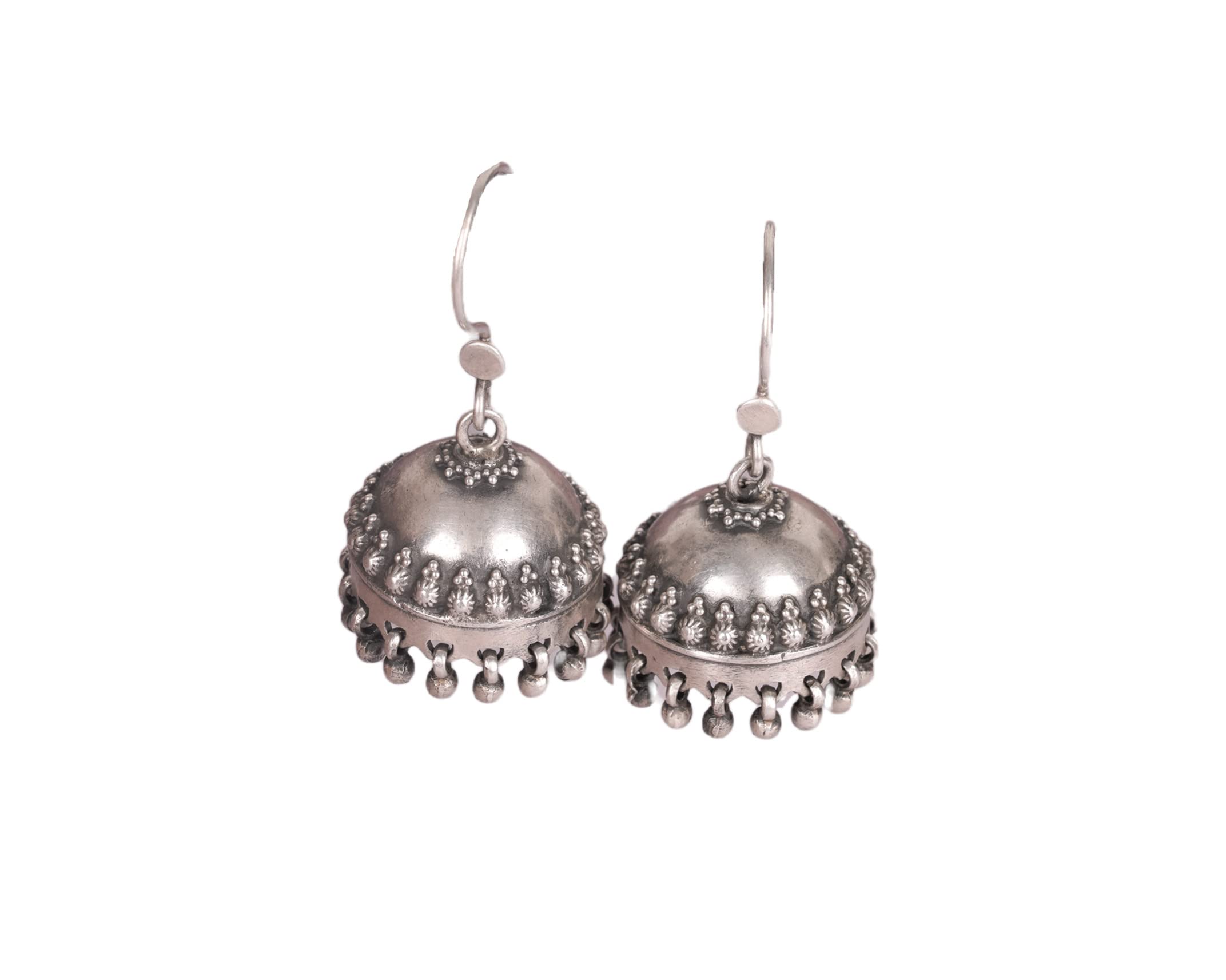 Shyle 925 Sterling Silver Dangle & Drop Earrings, Mizoya Intricate Daana Detailed Jhumki, Well Stamped With 925,Traditional Oxidized Silver Jhumka Earrings, Gift For Her For Women (B0BN1LXBN5) Amazon Price History, Amazon Price Tracker
