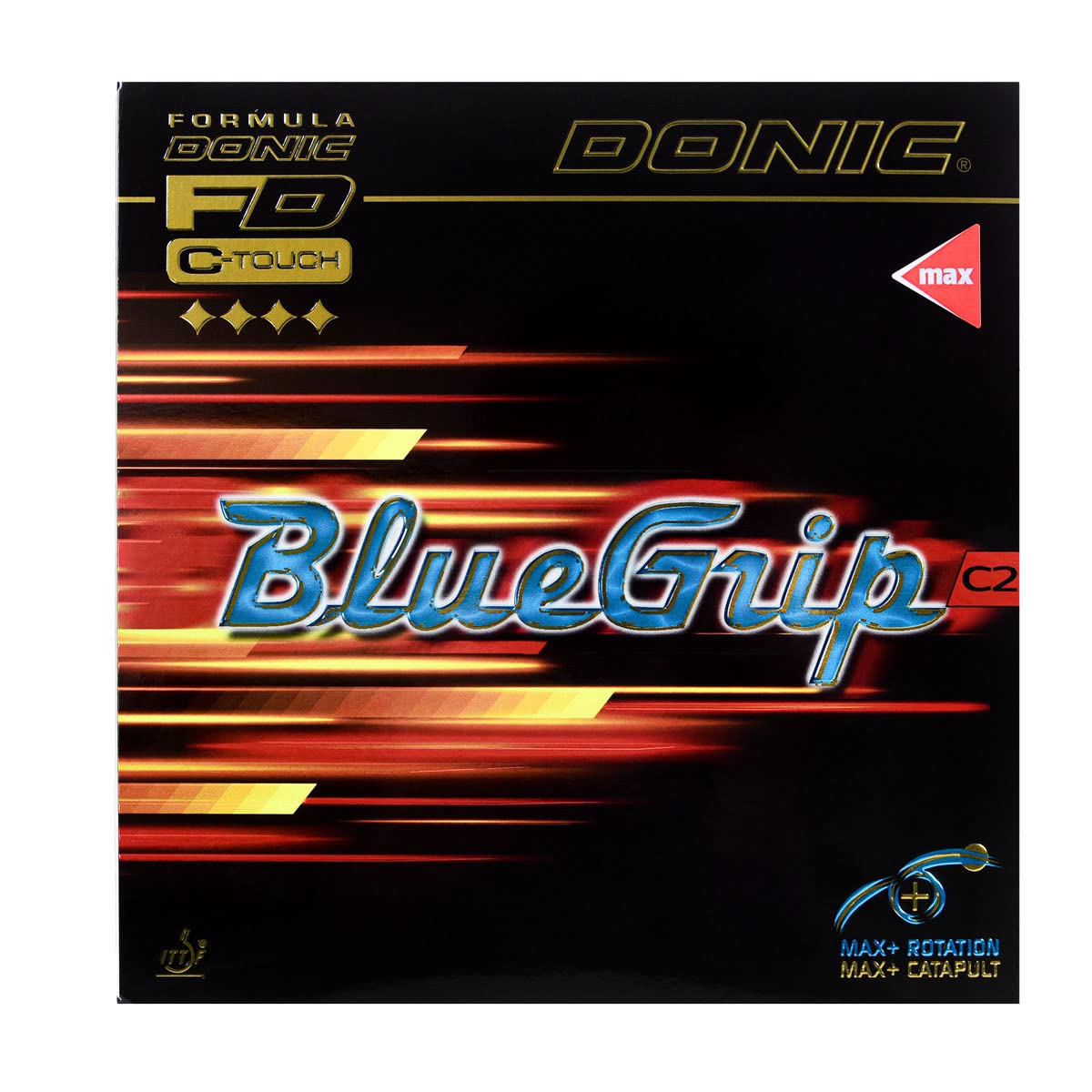 Donic Bluegrip C2 Max Table Tennis Rubber, Colour - Red-picture-29