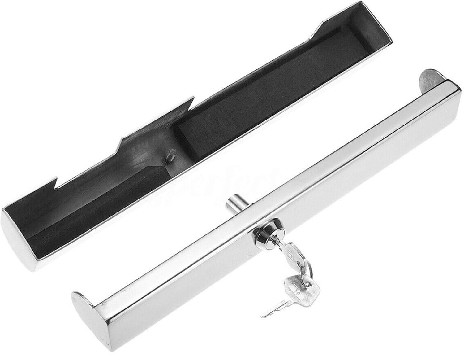 Outboard Motor Lock with 2 Keys, Yacht or Boat Outboard Engine Lock, Stainless Steel