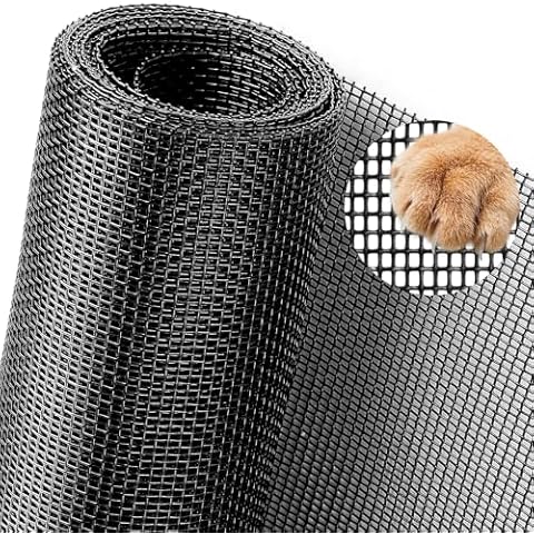 XIZAO Pet Proof Window Screen 48"x100" Cover