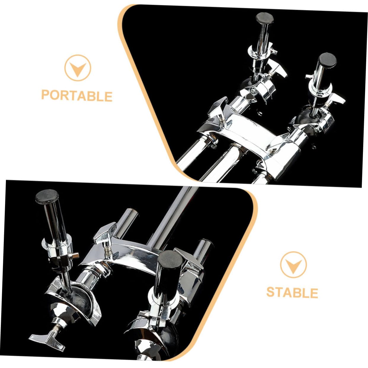 VICASKY Per Batteria Stabile e Facile Da Installare Bracket Per Strumenti Percussivi Per Musicisti e Studenti
