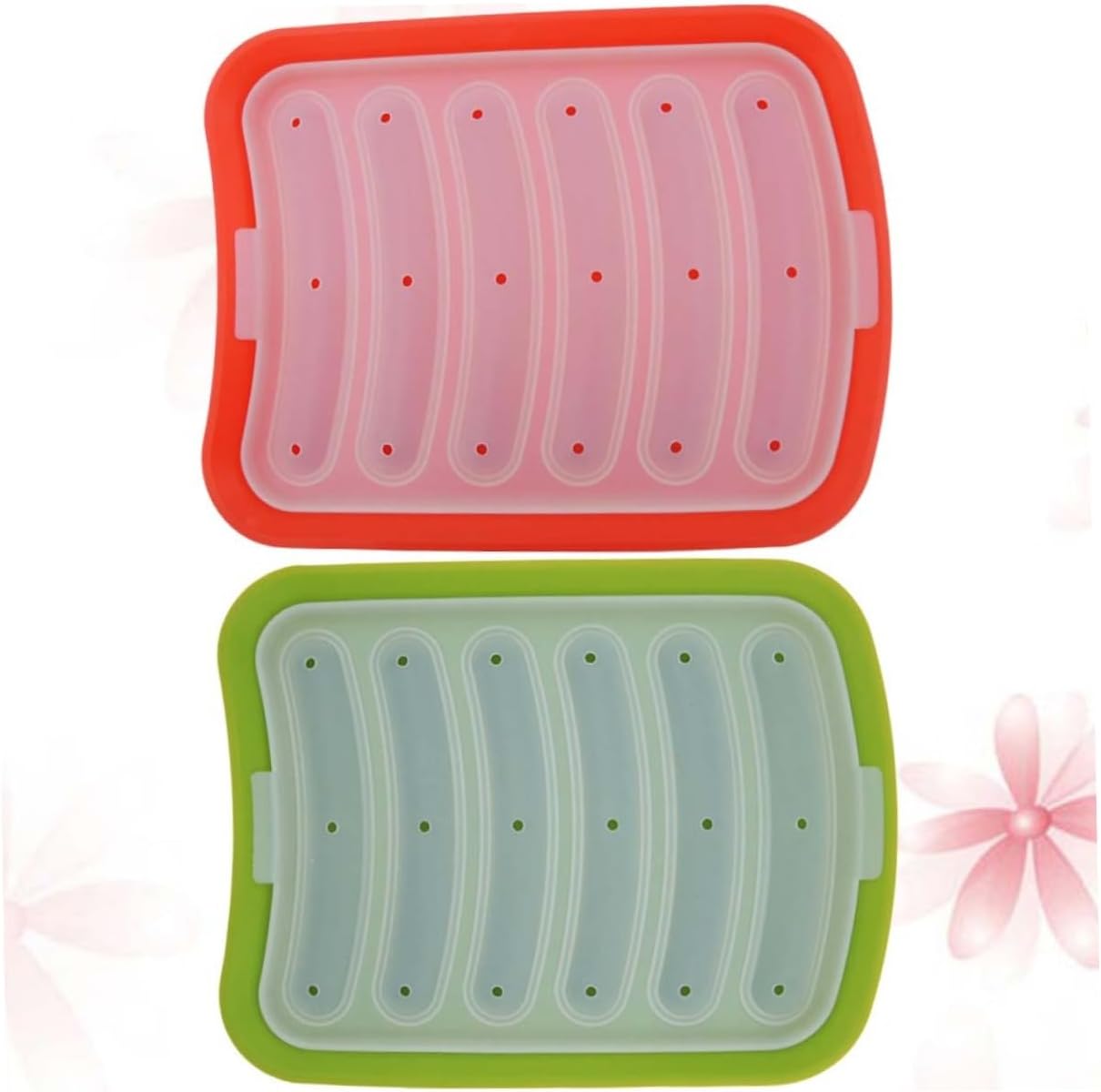Diy Sausage Silicone Mold Creative Sausage Molder Dust Resistant Easy to Use Random Color
