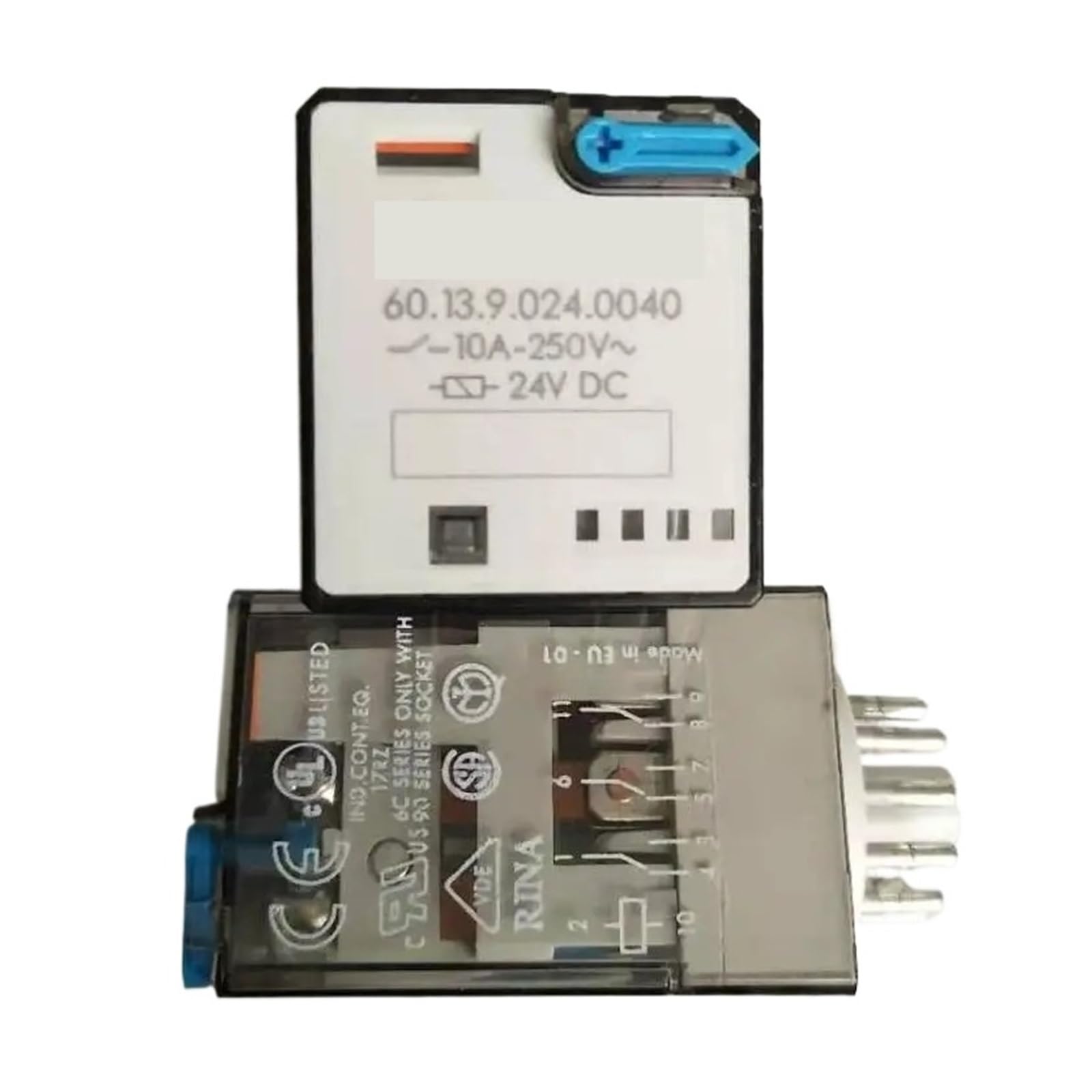 DSZUJTYROP 60.13.9.024.0040 Intermediate Relay 10A 250VAC 24VDC 11 Pins