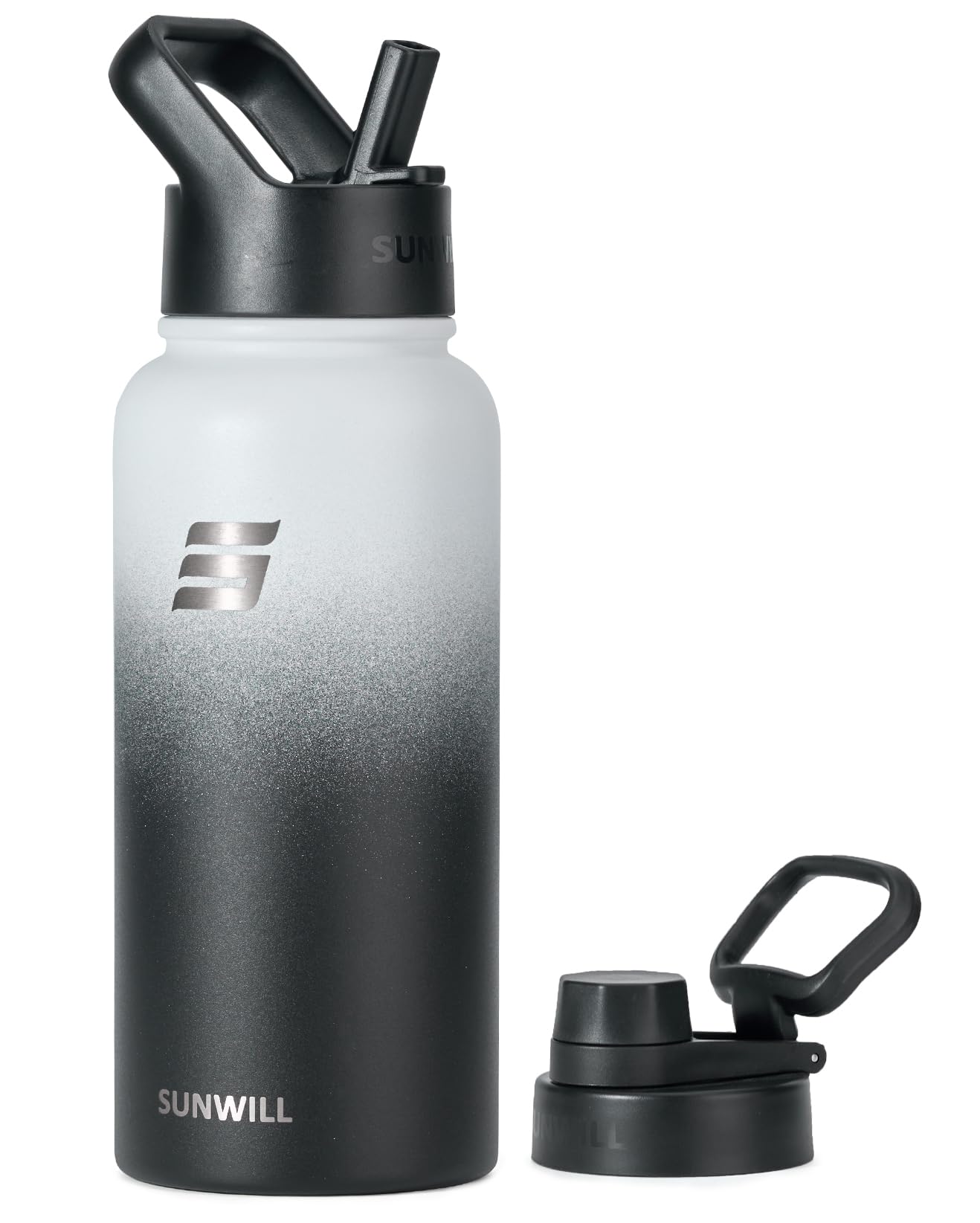 SUNWILL Metal Water Bottle 1l Stainless Steel