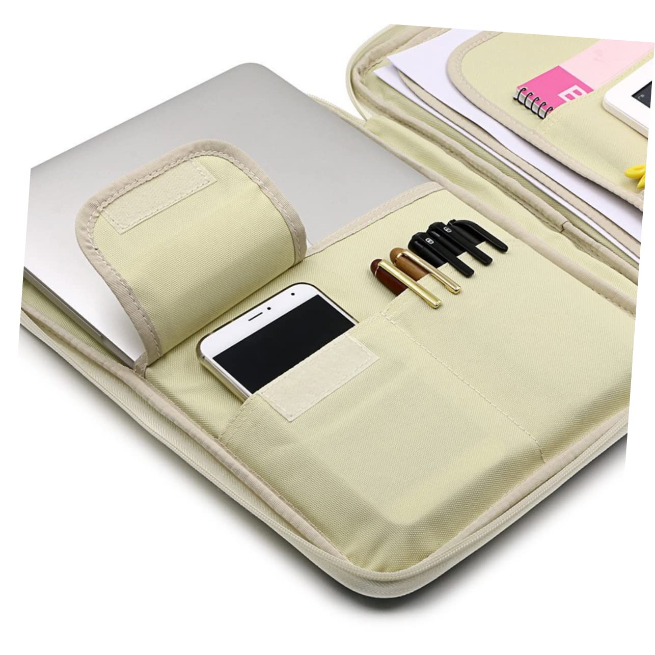 SHINEOFI Multifunktionale A4 Dokumententasche Mit Reißverschluss Business Portfolio Organizer Große Aufbewahrungstasche Für Reisen Und Büro Marineblau Für Herren Und Damen
