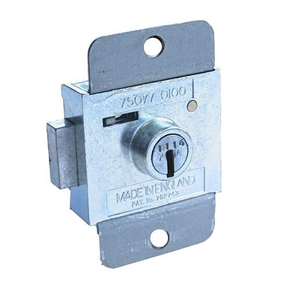 Silver L&F 2201 7 Lever Dead Bolt Rim Lock (6.7Mm Nozzle)