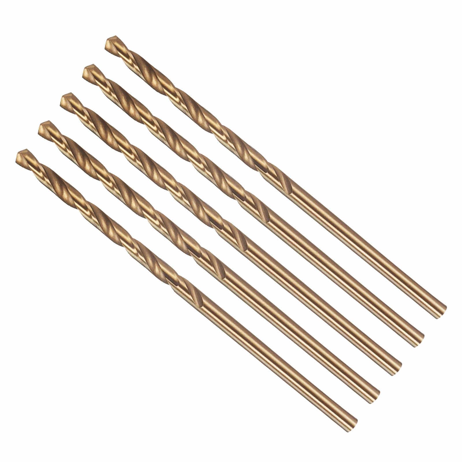 CoCud 2.9mm Drill Bit #33 Cutting Diameter 4341 HSS for Wood 5-Pieces