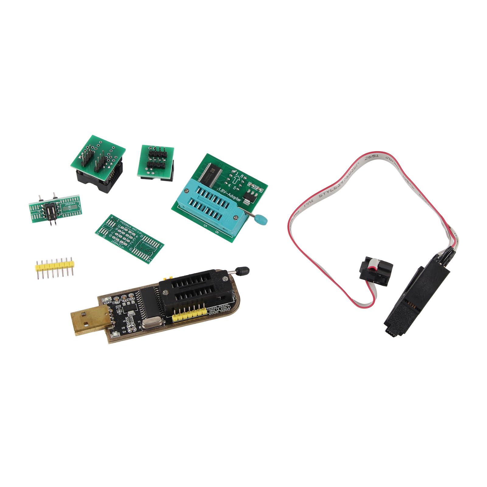 SOP8 Klip Testowy CH341A Programator USB Flash 1.8 V Adapter SOP8 do DIP8 Moduł Konwertera Gniazda Adaptera