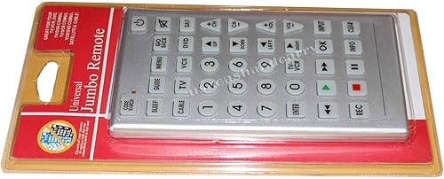 Miniatura 2 de Mando a distancia universal mini jumbo para TV VCR DVD Satélite Cable y más – ¡Nunca vuelvas a perder el control remoto!