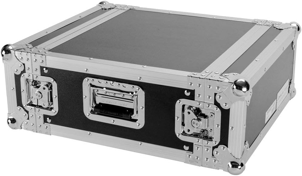 Excellent Quality 4u Amplifier Deluxe Case 18" Body Depth Made From First-class Materials, Stylishly Produced With Outstanding Reliability And Protection 9mm Laminated Plywood DEEJAY LED TBH4UAD