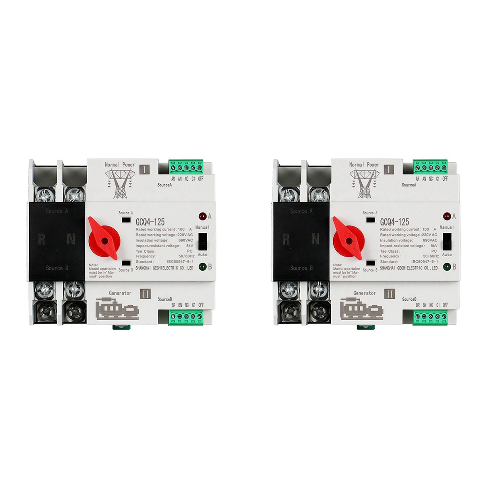 Éviter les coupures de courant avec l'inverseur ATS 220V 2P 100A