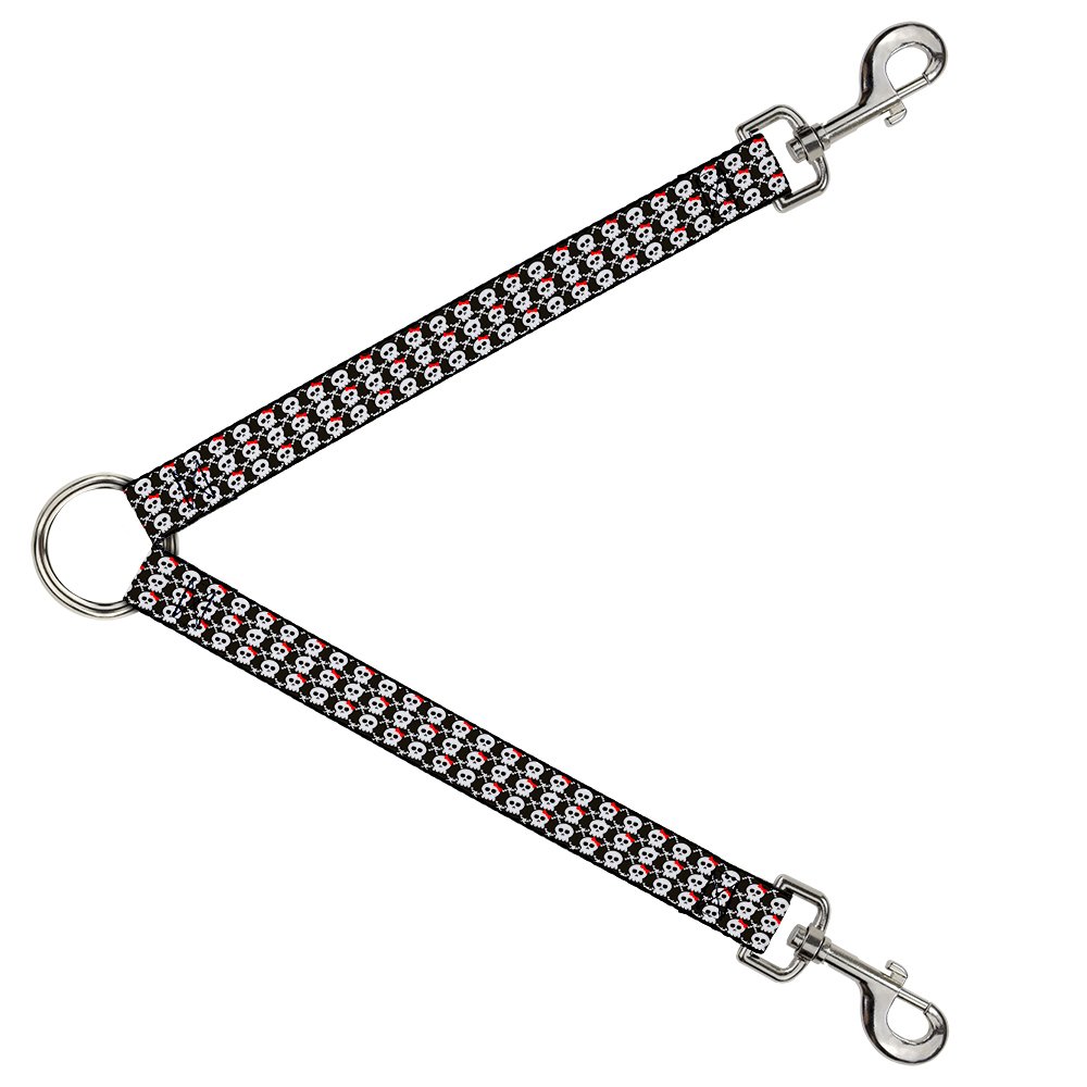 Sacacorchos Buckle-Down DLS-W31929 con lazo negro blanco y rojo de 2.54 x 76.2 cm