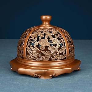 Incenseholdercopperincenseburneryunfupatternruyiincenseburnertearoomstudyincenseincenseburnerincenseburner Urban Country Home Decor Incense holder copper incense burner yunfu pattern ruyi incense burner tea room study incense incense burner incense burner urban country home decor