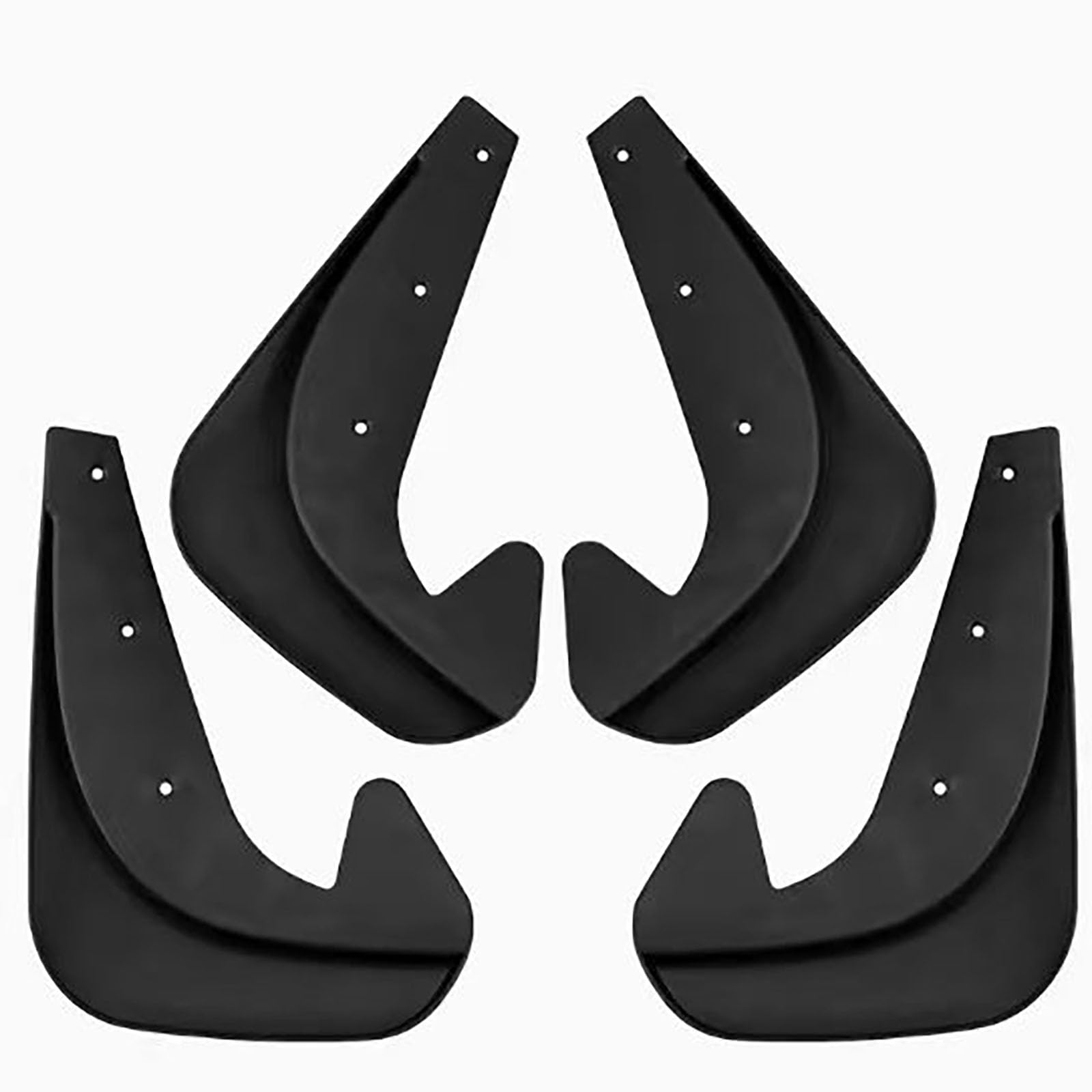 4 Pcs Car Mudguard Mud Flaps, For Land Cruiser 80 Land Cruiser 100 Land Cruiser 120 Land Cruiser 150 Mudguard Wheel Baffle Protection Splashproof Front Rear Car Fenders