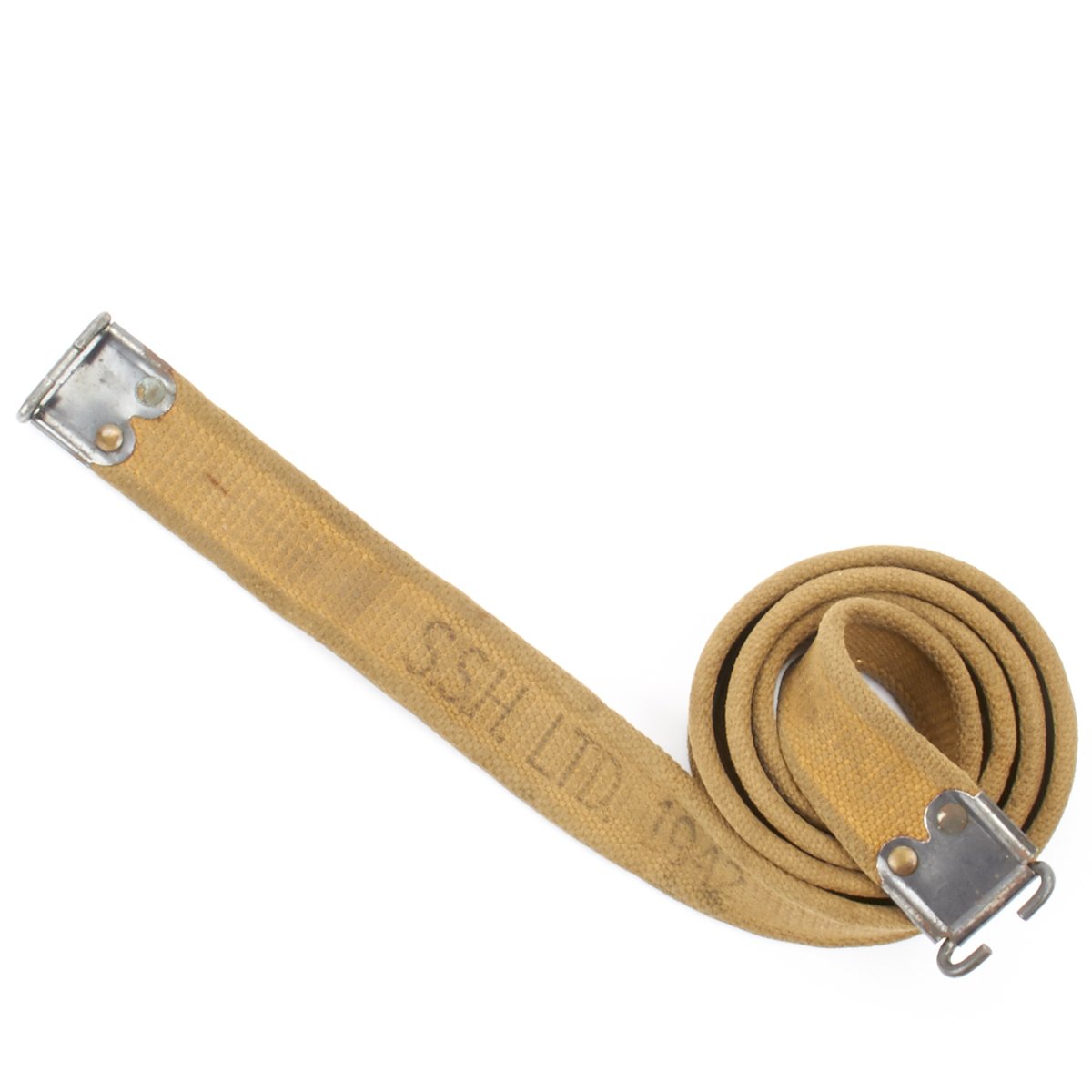 WW2 BRITISH ARMY Martini Canvas Lee Enfield Rifle Sling- Light Khaki
