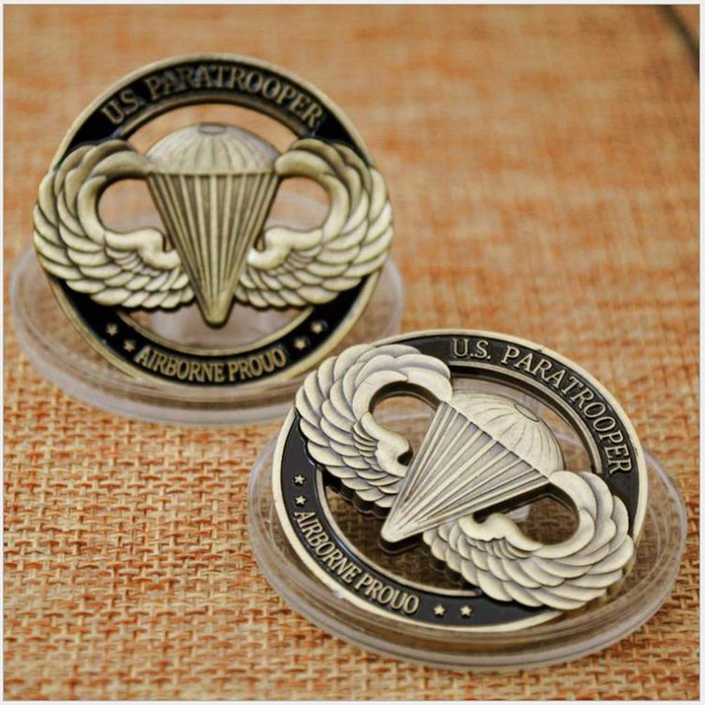 American Paratrooper Challenge Coin US Hollow Collection Souvenir