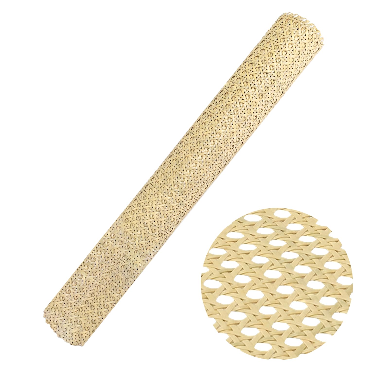 Selliner Rattan Cane Webbing,3.3Ft X 20Inch Plastic Cane Webbing Roll For Caning Projects Star Anise Wide Sheet For Diy Crafts,Furniture, Cabinet, Ceiling, Chair