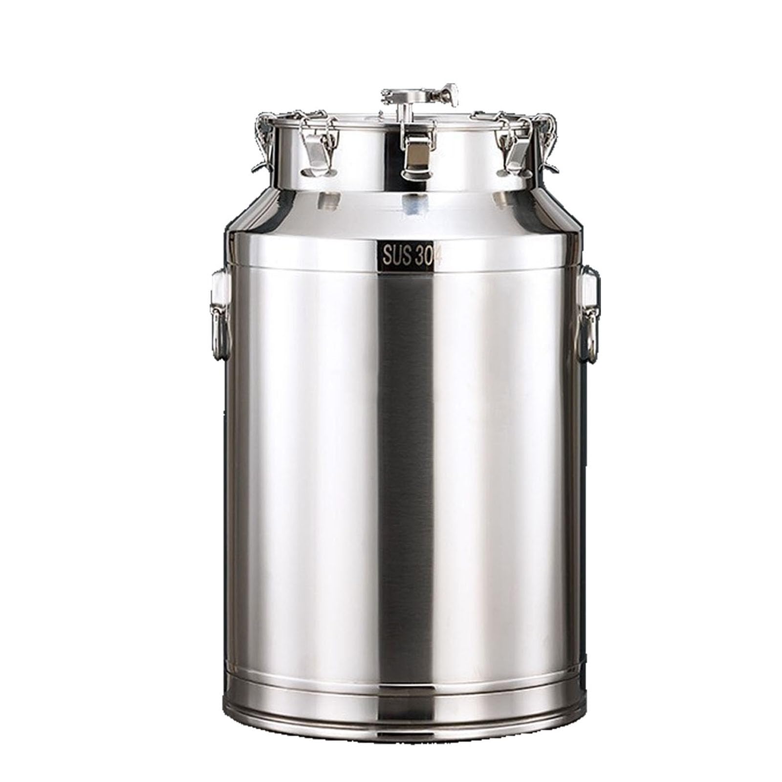 Fermenteur en acier inoxydable 35 L de 30 x 54 cm avec couvercle hermétique
