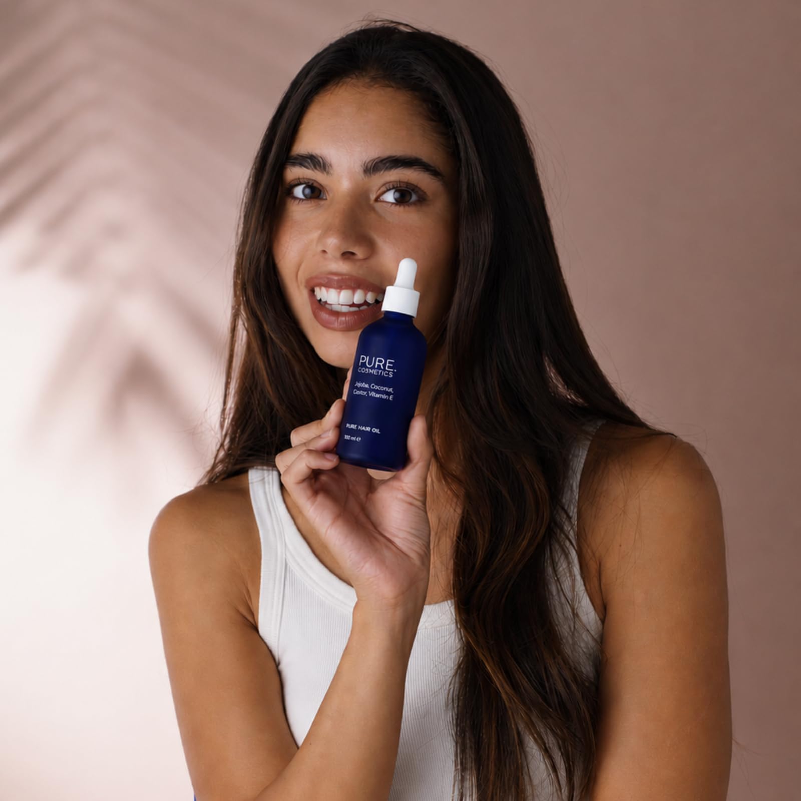 PURE. Kopfhaut- & Haaröl – Nährende Mischung mit Rizinusöl, Jojoba, Kokosöl & Vitamin E – Intensive Pflege für trockenes Haar & trockene Kopfhaut – Für Damen & Herren – Vegan – 100 ml
