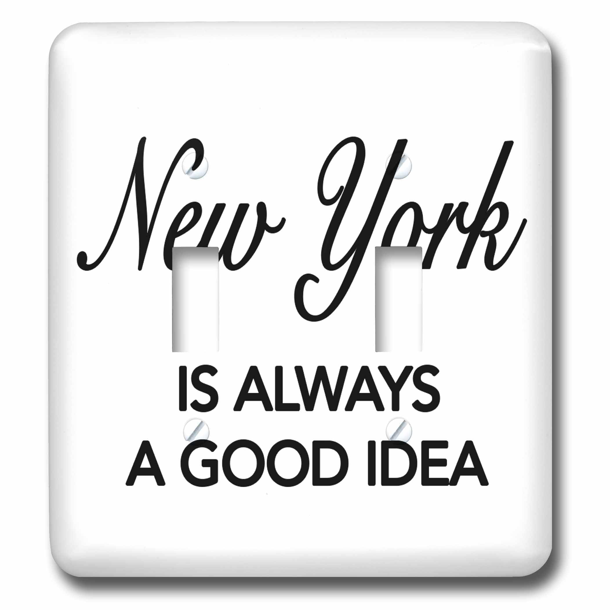 Interrupteur à bascule double New York is Always A good Idea déco
