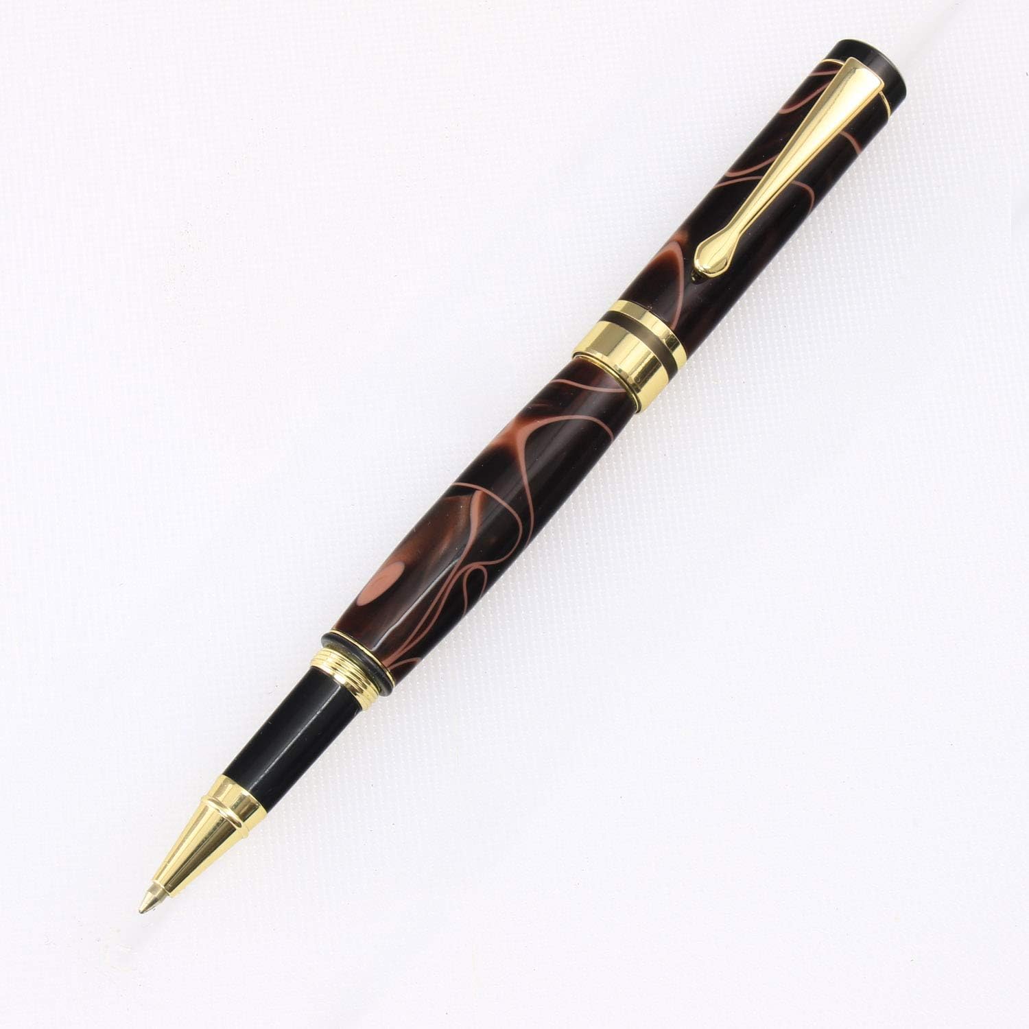 Legacy Woodturning Classic Roller Ball Pen Kit - Variety, 6 Pack, Includes 2 each of Gold, Chrome, Gun Metal