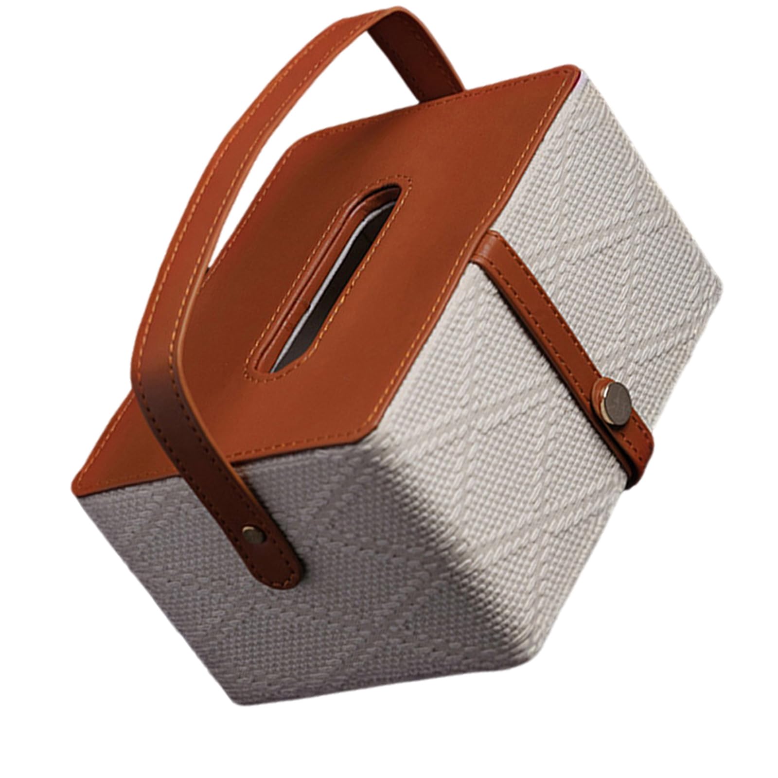 Kalttoy Practical Sturdy PU Leather Tissue Dispenser with Drawer Designs for Use Living Room or Supplies Tissue Box