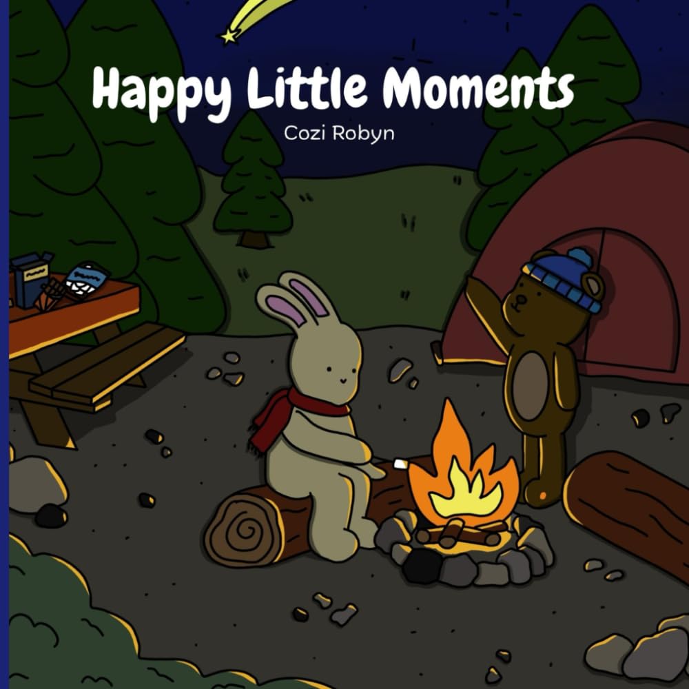 Happy Little Moments: Cozy Colouring Book