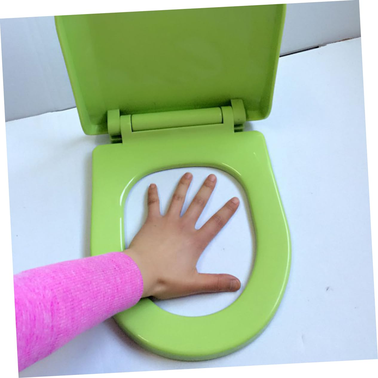 Sedile Wc per Bambini U, Pp, Verde Chiaro, per Training
