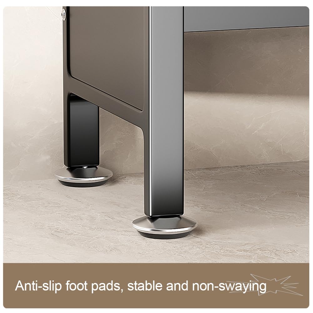 WC-Schrank mit Türen, freistehendes Badezimmerregal, Waschmaschine, platzsparend, für Badezimmer, Waschküche und Balkon, Weiß, 70 x 25 x 172 cm