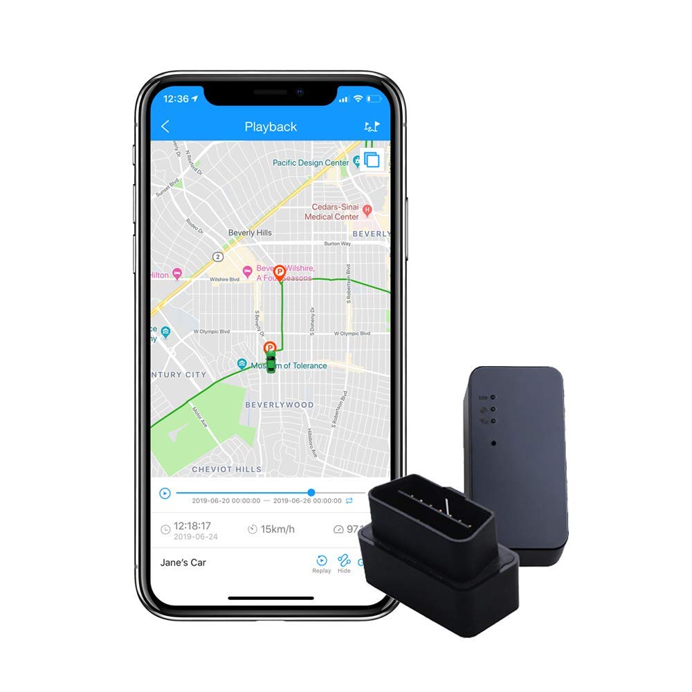 ShieldGPS Hidden GPS Tracker for Cars & Vehicles - OBDII Device for Tracking, Anti Theft and Surveillance